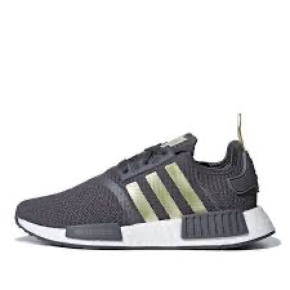 Adidas NMD R1 Grey & Metallic Gold, Women’s size 10